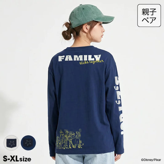 日本童裝 BDL x Disney ToyStory 親子裝 印花長袖上衣 S-XL 大人款 秋季 TOPS