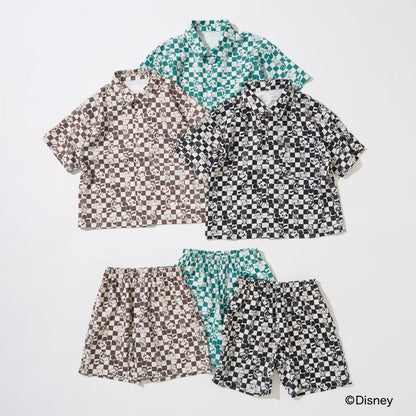 Japanese children's clothing b・R# x Diseny full-print shorts 100-150cm boys'/girls' summer PANTS 