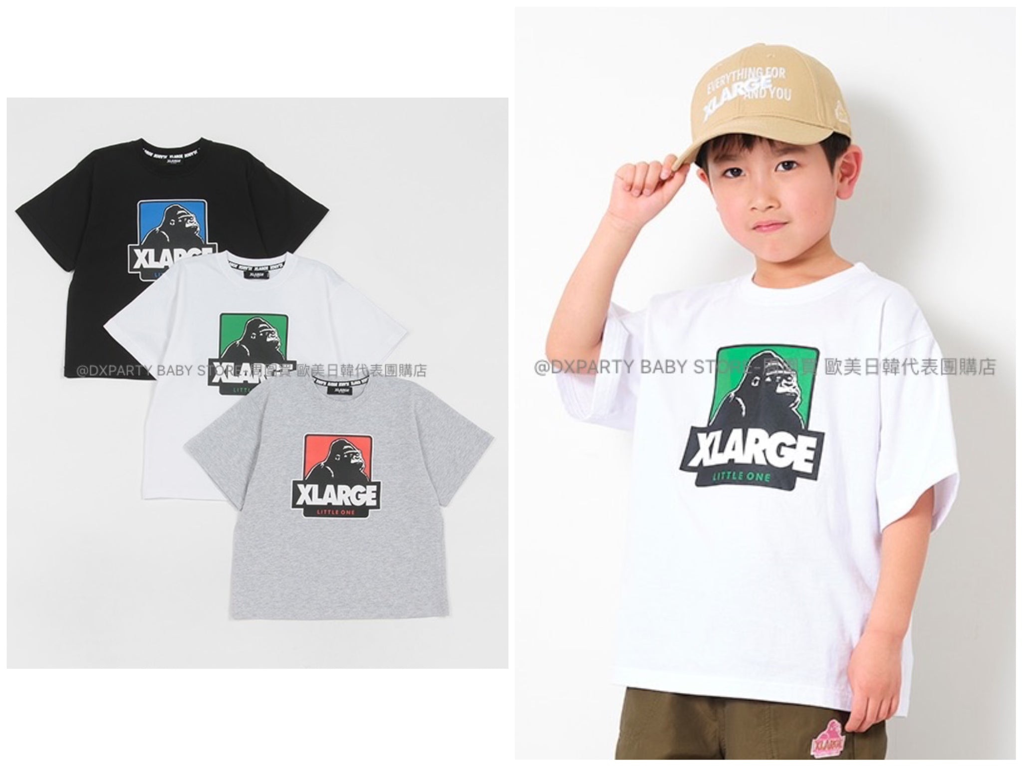 日本童裝 XLARGE KIDS 大猩猩印花上衣 80-140cm 男童款 夏季 TOPS