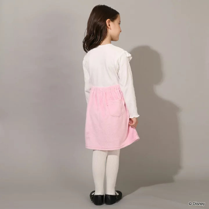 日本童裝 BDL x Disney 公主拼接連身裙 100-130cm 女童款 冬季 DRESSES
