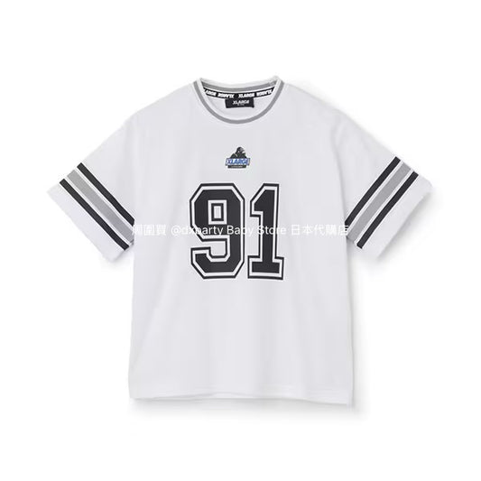 Japanese XLARGE KIDS number printed tops 90-140cm boys' summer TOPS 