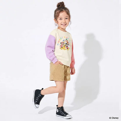 日本童裝 BDL x Disney 米妮燈芯絨短褲 90-140cm 女童款 秋季 PANTS