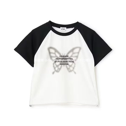 日本童裝 Lovetoxic 短款印花上衣 130-170cm 女童款 夏季 TOPS
