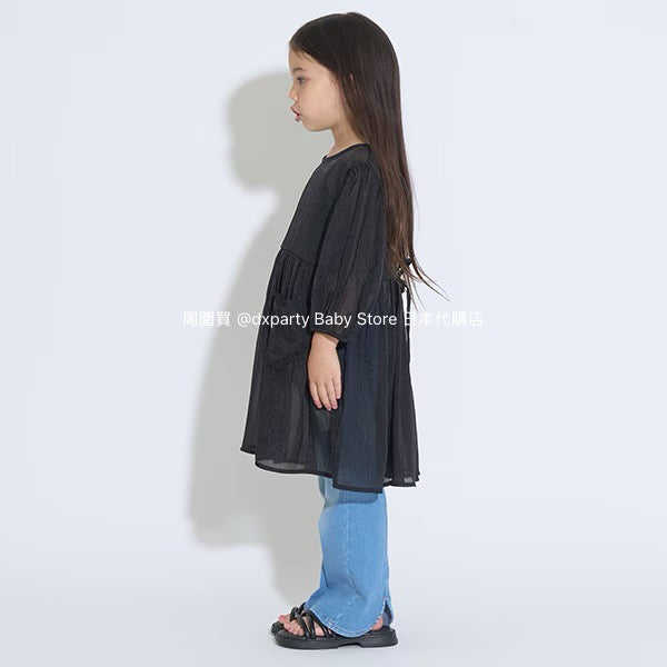 Japanese children's clothing Ly# mine 2Way two-piece sheer jacket 100-150cm girls summer outerwear 