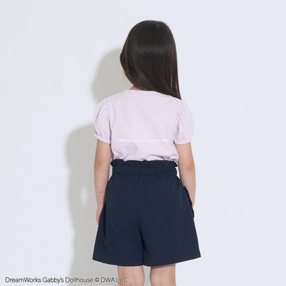Japanese children's clothing Ly# mine x GABBY'S DOLLHOUSE printed top 100-130cm girls summer TOPS 