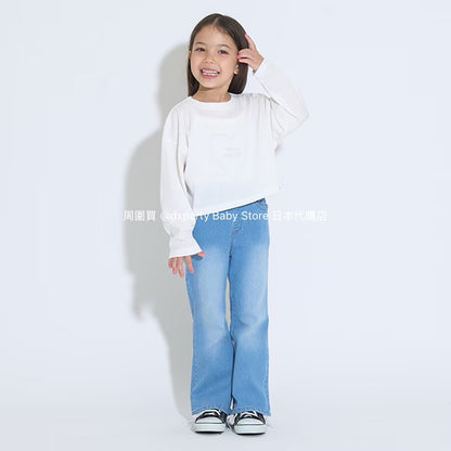Japanese children's clothing Ly# mine thin top and camisole set 100-150cm girls summer TOPS 
