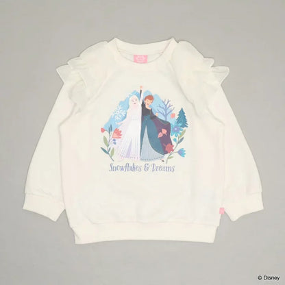 日本童裝 BDL x Disney 公主薄紗肩袖衛衣 100-130cm 女童款 冬季 TOPS