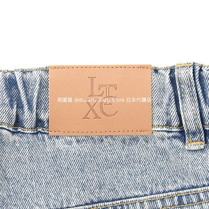 日本童裝 Lovetoxic 破洞牛仔闊腳褲 140-170cm 女童款 夏季 PANTS