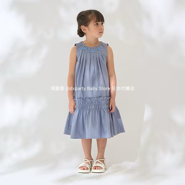 Japanese children's clothing Ly# mine bow vest dress 100-150cm girls summer dresses 