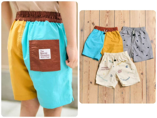 Japanese children's clothing apres les cours amphibious beach shorts/casual shorts 80-130cm boys' summer PANTS summer swimming swimsuit special edition 