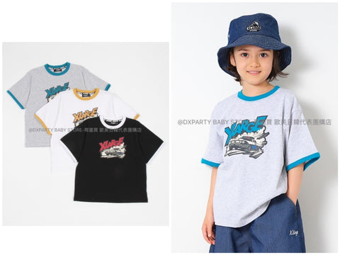 日本童裝 XLARGE KIDS 汽車圖案印花上衣 80-140cm 男童款 夏季 TOPS