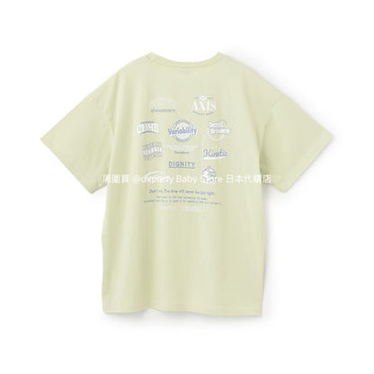 Lovetoxic Japanese children's clothing back print top 140-170cm girls summer TOPS 