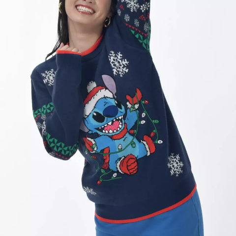 日本直送 發光冷衫 M-XL DISNEY CHRISTMAS 聖誕快樂特輯