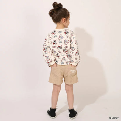 日本童裝 BDL x Disney 米妮燈芯絨短褲 90-140cm 女童款 秋季 PANTS