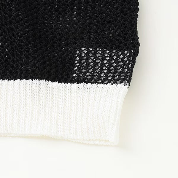 Lovetoxic Japanese children's clothing hollow knit short jacket 140-170cm girls summer OUTERWEAR 
