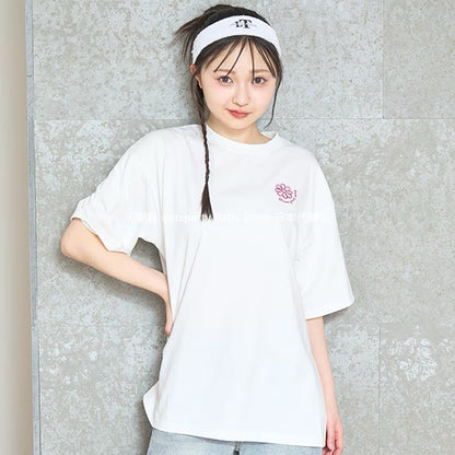 Lovetoxic Japanese children's clothing quick-drying embroidered top 140-170cm girls summer TOPS 