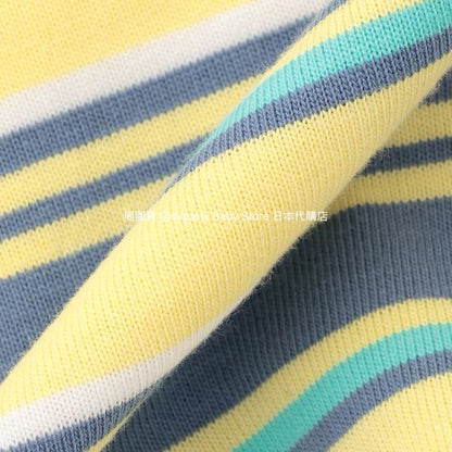 Japanese children's clothing mini#ML striped top 90-140cm boys/girls summer TOPS 