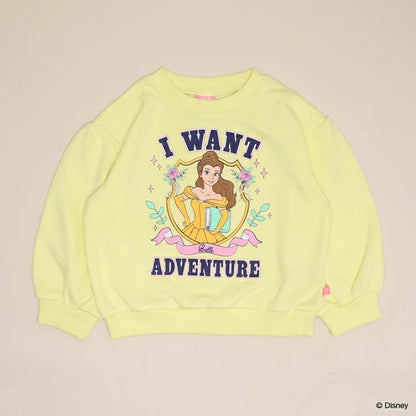 日本童裝 BDL x Disney 公主印花衛衣 100-130cm 女童款 秋季 TOPS
