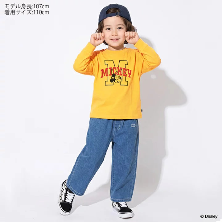 日本童裝 BDL x Disney 印花上衣 80-150cm 男童款/女童款 秋季 TOPS  聖誕紅/新年紅