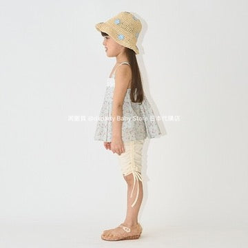 Japanese children's clothing Ly# mine ruffled camisole top 100-150cm girls summer TOPS 