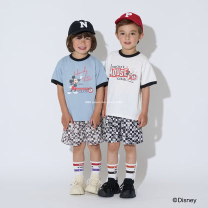 Japanese children's clothing b・R# x Diseny quick-drying UV-resistant printed tops (100-150cm) for boys and girls (summer TOPS) 