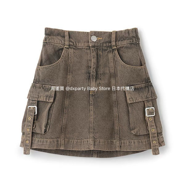 Lovetoxic Japanese Children's Clothing Work Skirt 140-170cm Girls Summer SKIRTS 