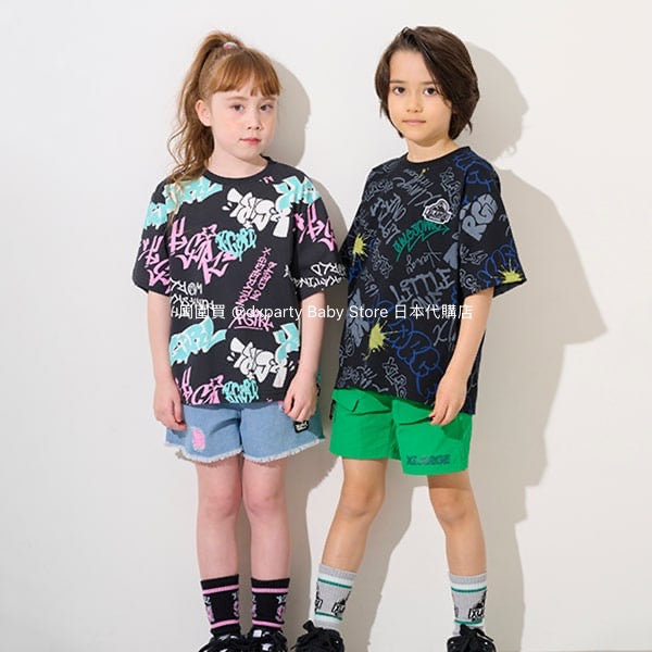 Japanese children's clothing X-girl Stages tassel shorts 90-140cm girls summer PANTS 