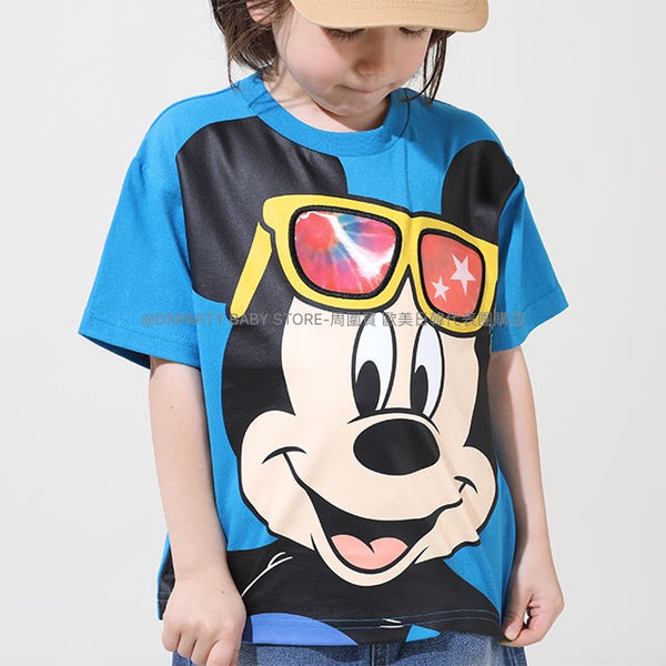 日本童裝 BDL x Disney 變幻太陽眼鏡短袖上衣 90-150cm 男童款/女童款 夏季 TOPS 親子裝