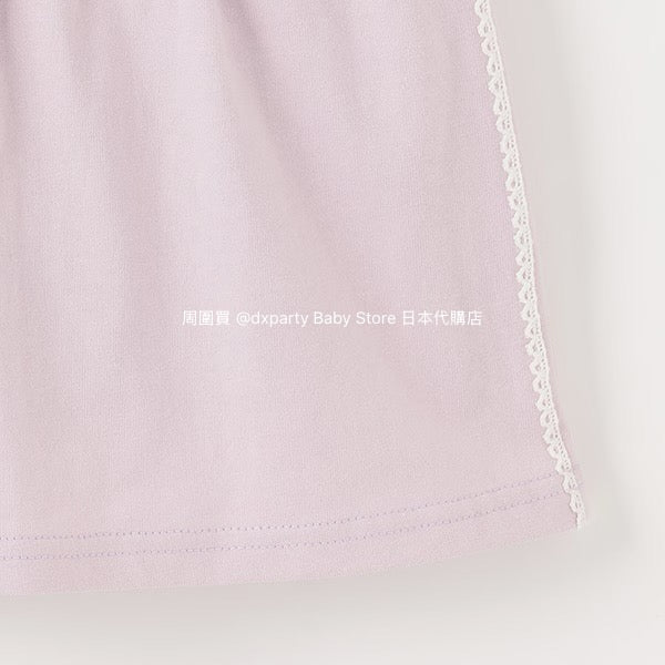 Japanese children's clothing pe#main Contact Cool Polo Two-Piece Set 80-130cm Girls Summer TOPS SKIRTS 