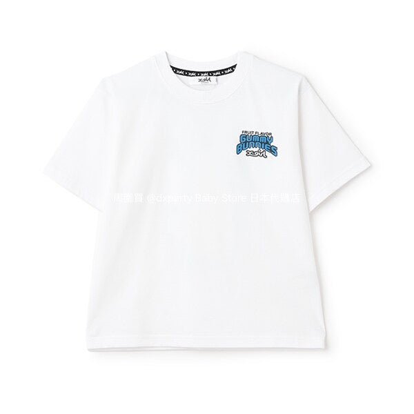 Japanese children's clothing X-girl Stages contact cool gummy rabbit print top 80-140cm girls summer TOPS 