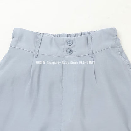 Lovetoxic Japanese Children's Clothing Two-Piece Shirt Set (140-160cm) Girls Summer TOPS PANTS 