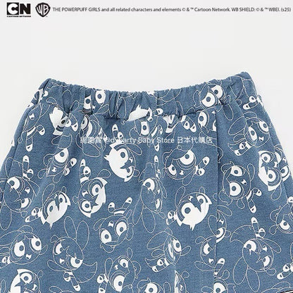 Japanese children's clothing X-girl Stages x Flying Girls printed skirt pants 90-140cm girls summer PANTS 