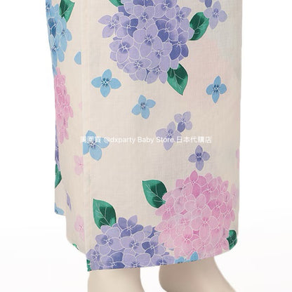 Lovetoxic 2Way Japanese Yukata Kimono 150-160cm Girls Summer Outerwear Dresses Japanese Summer Festival Special 