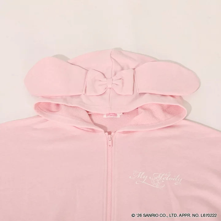 日本童裝 BDL x Sanrio 親子裝 可愛耳仔衛衣外套 Free Size 大人款 冬季 OUTERWEAR