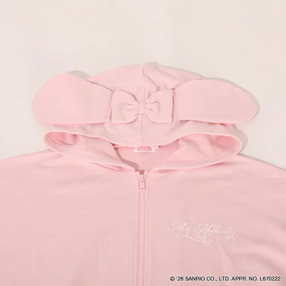 日本童裝 BDL x Sanrio 親子裝 可愛耳仔衛衣外套 Free Size 大人款 冬季 OUTERWEAR