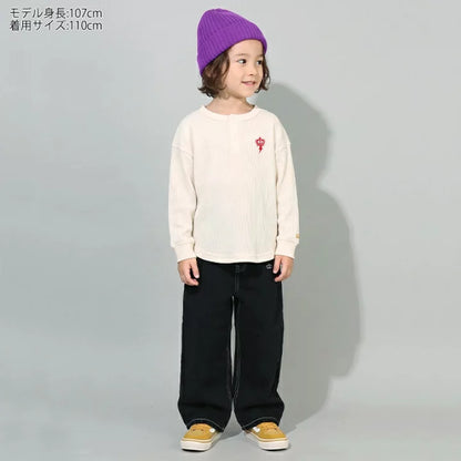 日本童裝 BDL 華夫格長袖上衣 90-140cm 男童款/女童款 冬季 TOPS