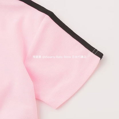 Japanese children's clothing mini#ML short polo top 100-140cm girls summer TOPS 
