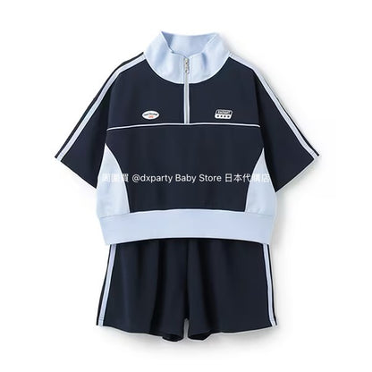 Lovetoxic Japan Kidswear Quick-Drying Sporty 2-Piece Set (140-170cm) Girls Summer TOPS PANTS 