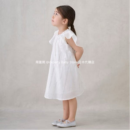 Japanese children's clothing pe#main dress 80-130cm girls summer dresses 