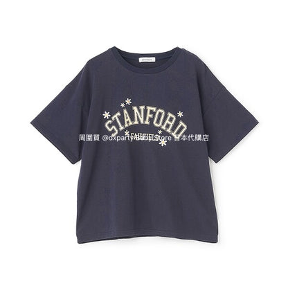 Lovetoxic Japanese children's clothing letter print top 130-160cm girls summer TOPS 