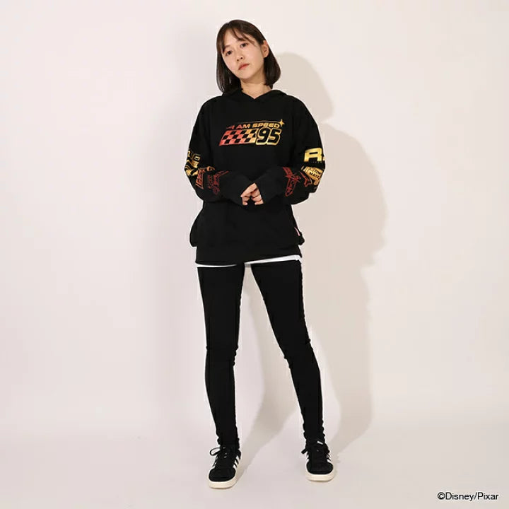 日本童裝 BDL x Disney 親子裝 Cars印花連帽衛衣 S-XL 大人款 冬季 TOPS