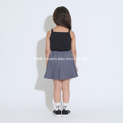 Japanese children's clothing Ly# mine thin top and camisole set 100-150cm girls summer TOPS 