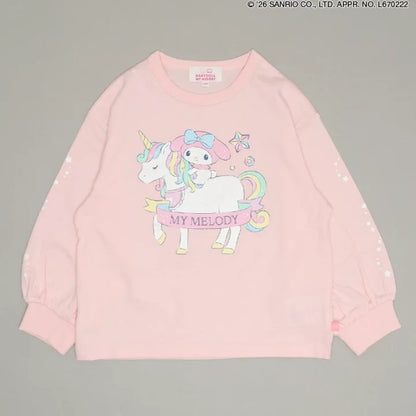日本童裝 BDL x Sanrio 印花上衣 90-140cm 女童款 冬季 TOPS