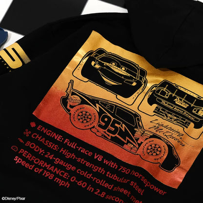 日本童裝 BDL x Disney 親子裝 Cars印花連帽衛衣 S-XL 大人款 冬季 TOPS