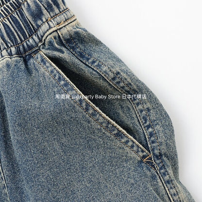 Lovetoxic Cold-Sensitive Denim Pants (140-170cm) for Girls (Summer) 