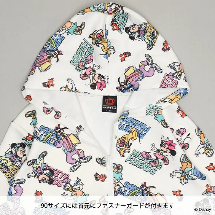 日本童裝 BDL x Disney 親子裝 衛衣連帽外套 90-150cm 男童款/女童款 冬季 OUTERWEAR