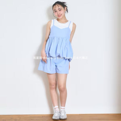 Lovetoxic Japanese children's clothing casual three-piece suit 140-160cm girls summer TOPS PANTS