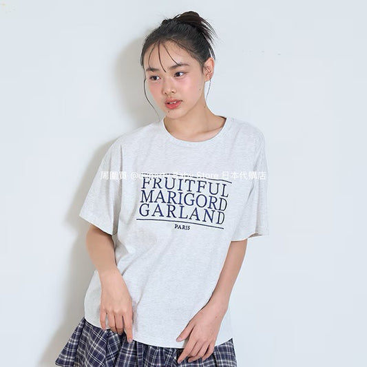 Lovetoxic Japanese children's clothing letter print top 130-160cm girls summer TOPS 