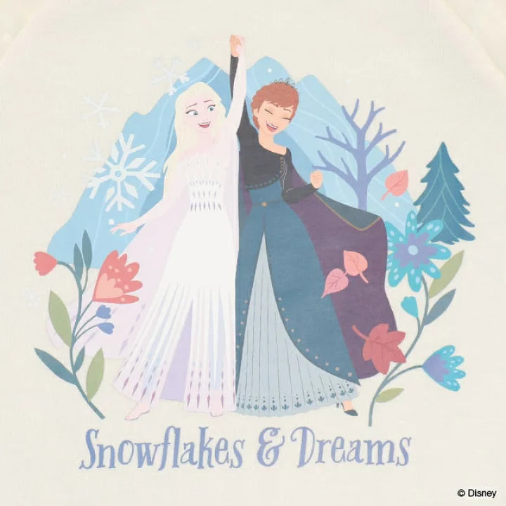 日本童裝 BDL x Disney 公主薄紗肩袖衛衣 100-130cm 女童款 冬季 TOPS