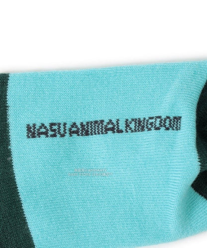 日本直送 BEAMS mini 【COLLABORATION】那須どうぶつ王国 日本製 襪一對 16-21cm 襪系列